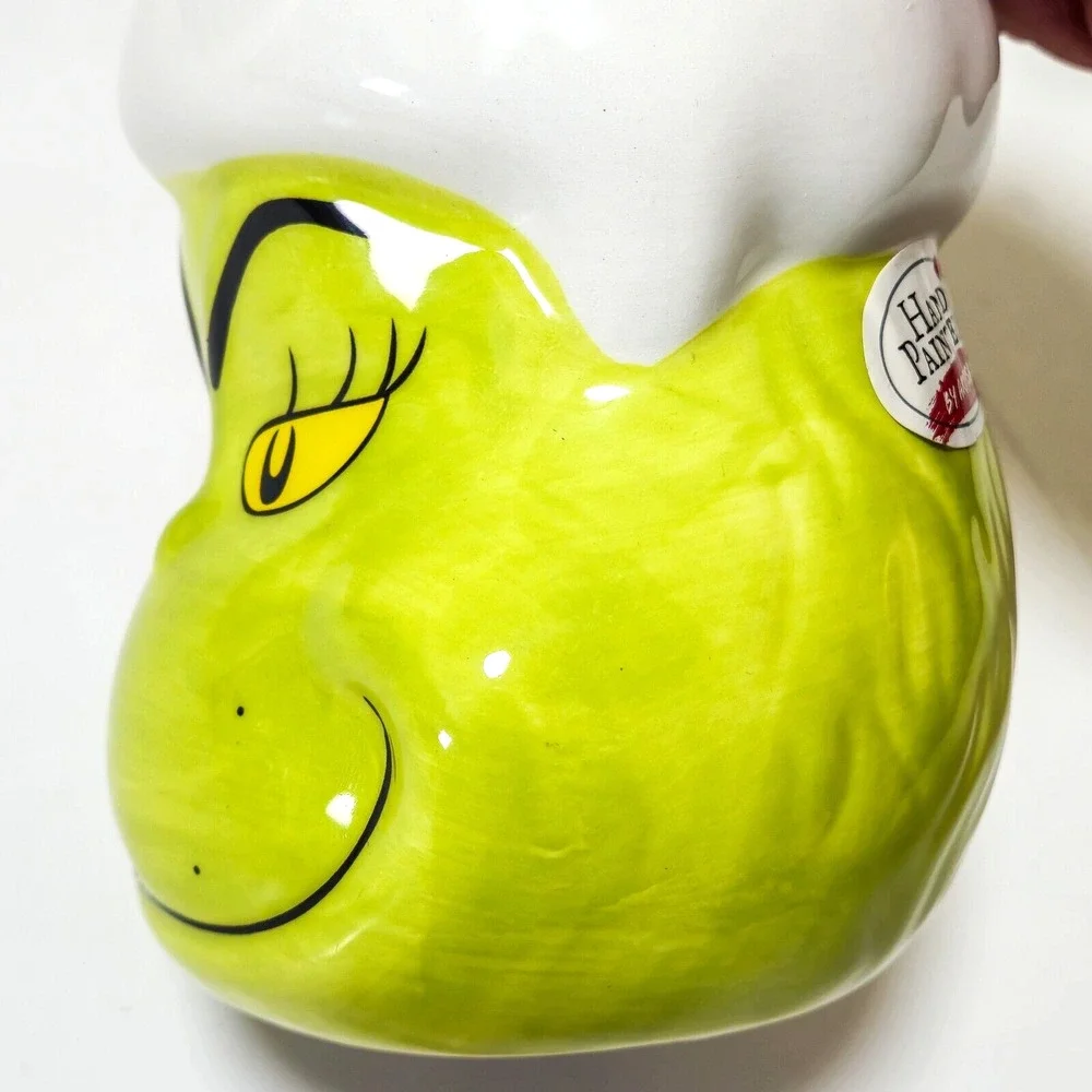NEW Dr. Seuss The Grinch Christmas Lotion or Soap Dispenser Glossy Finish